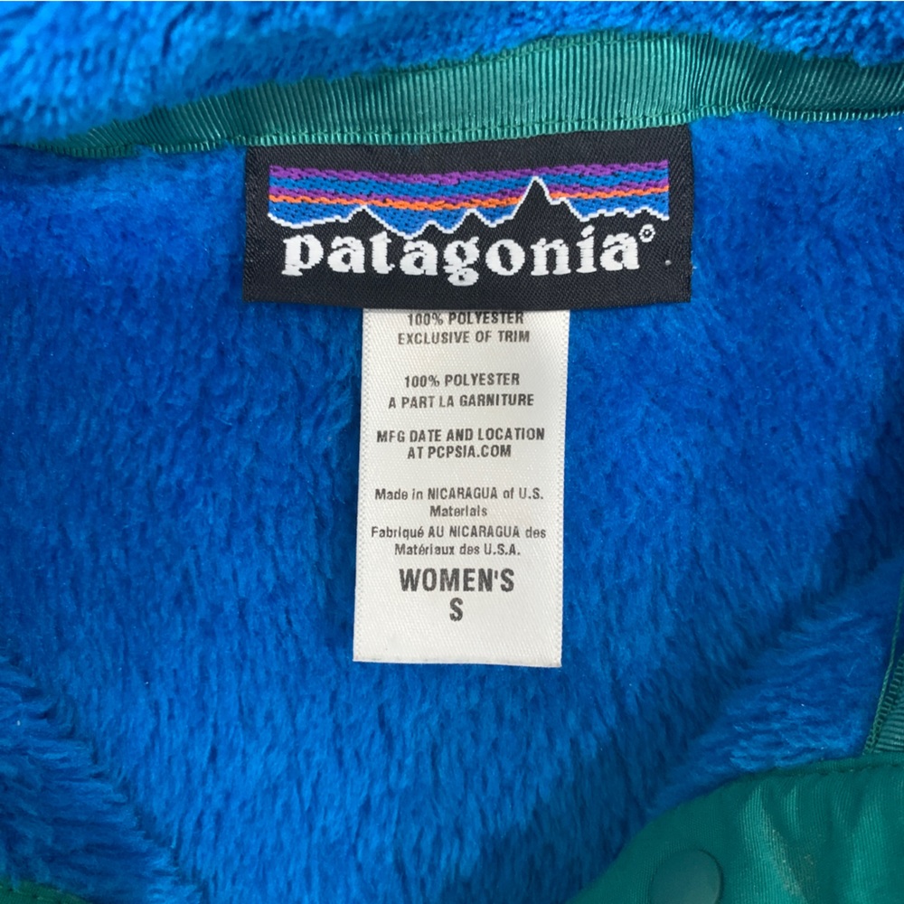 Women’s Patagonia Fleece Pullover Re-tool Snap-T size Small - Picture 4 of 4